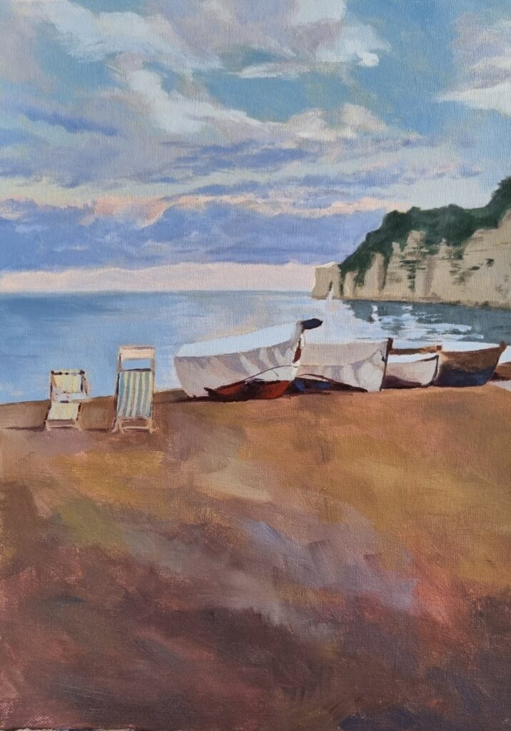 Boats waiting, Beer