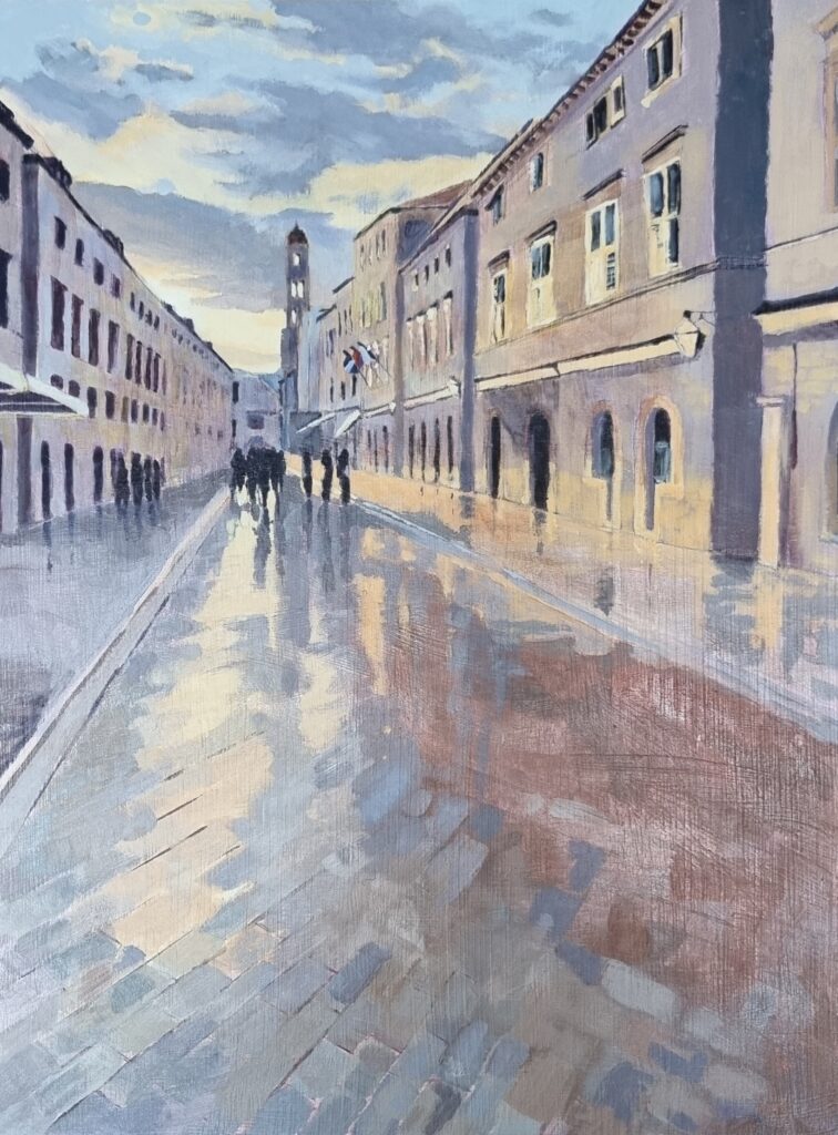 Strada reflections, Dubrovnik