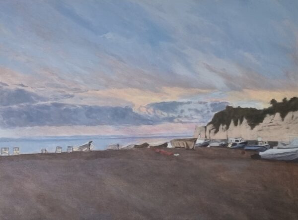 Beer Beach, sunset