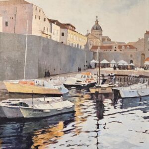Harbour reflections, Dubrovnik Old Town